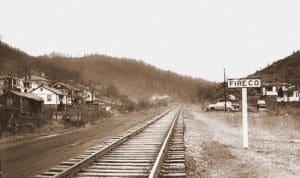 Fireco, West Virginia, in Raleigh County, as it appeared in the 1960s.