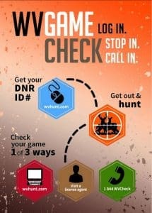 Hunters in West Virginia can now register their kills through the West Virginia Game Check system. 