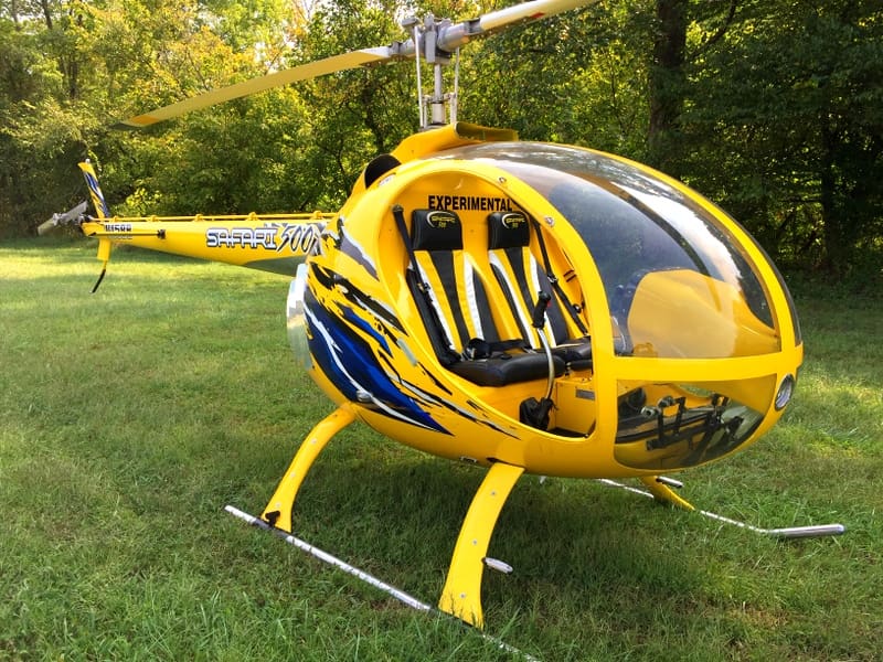 Carbon-fiber composite helicopters allow for easier and less-expensive repairs.