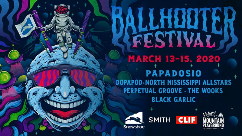 Snowshoe Mountain has set its lineup for the annual Ballhooter Music Festival March 13-15, 2020.