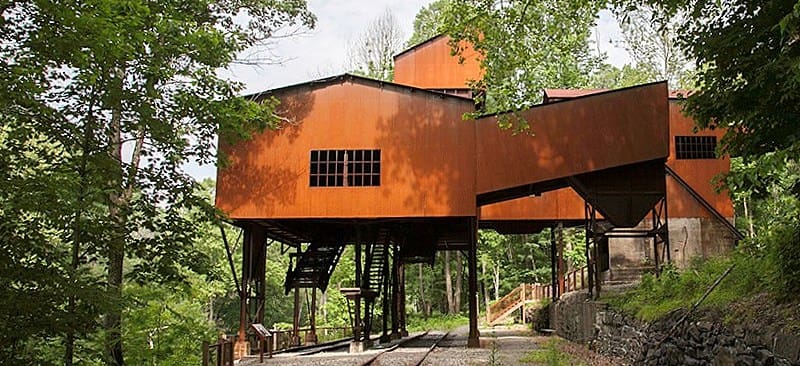 The Nuttalburg tipple greets visitors to a remote corner of the New River Gorge National Park and Preserve.