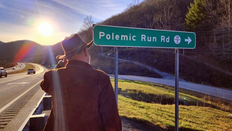 Polemic Run Road in West Virginia