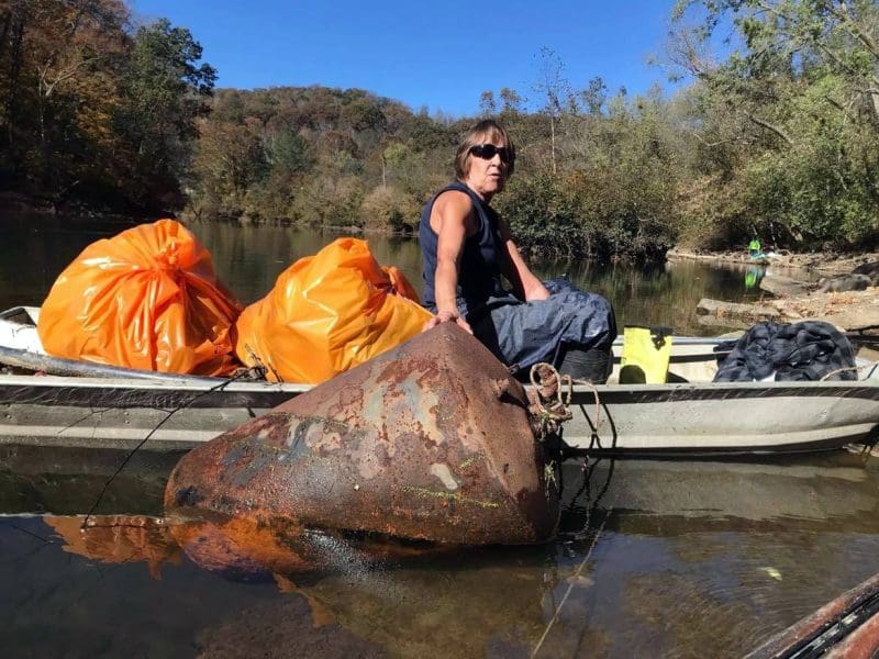 Volunteers struggle to clear pollution from streams in areas of the state where poverty and industrialism have been unkind.