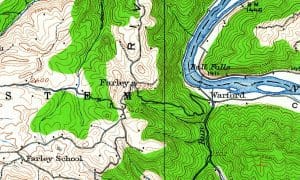 A 1912 map by the U.S. Geologic Survey shows Farley.