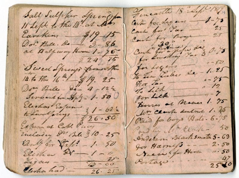 William Clark documented his stay at the Halfway House in a diary.