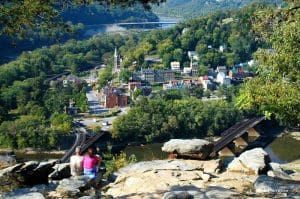Harpers Ferry From Maryland Heights By Rick Burgess