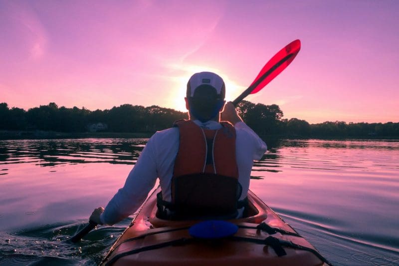 Kayaking On Ohio River in West Virginia