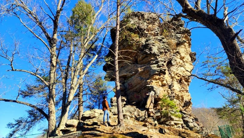 Tower On Castle Rock At Pineville in West Virginia