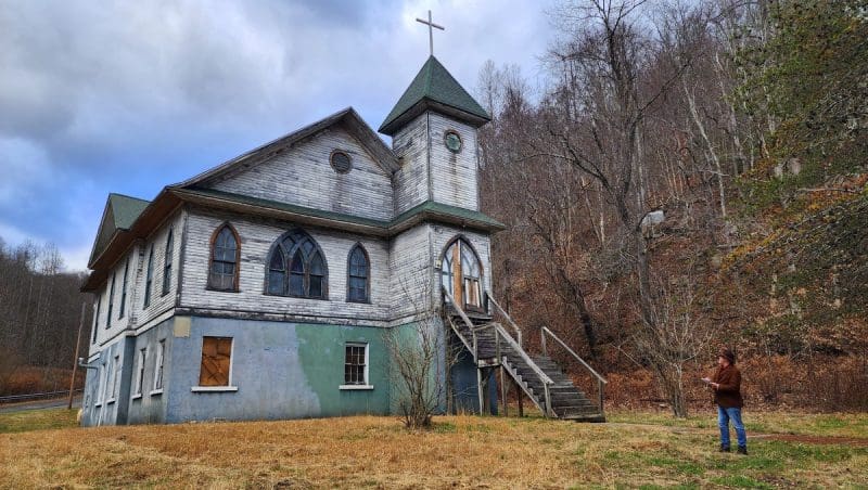 New Salem Baptist Church At Tams in West Virginia