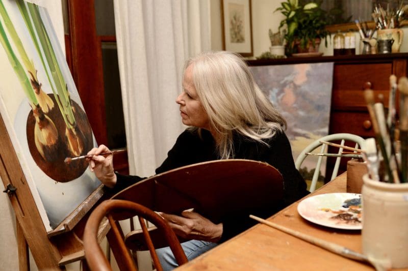 Suzie Siders Cole in her Kanawha Valley Studio Suzie Siders Cole In Her Kanawha Valley Studio in West Virginia