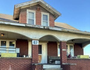Booth House Front Porch in West Virginia