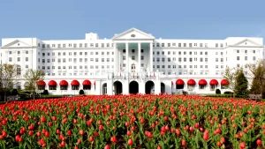 Main Entrance At The Greenbrier in West Virginia
