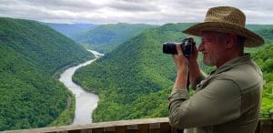 Teays River: David Sibray At Grandview West Virginia