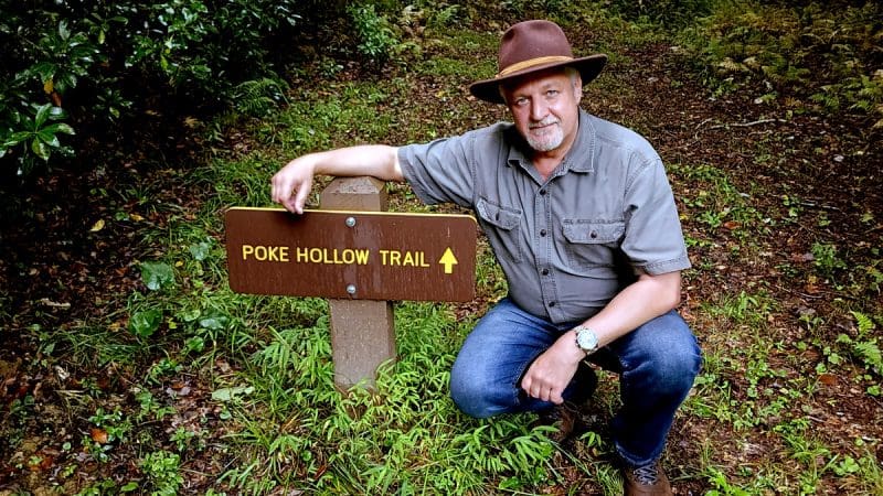 David Sibray At Poke Hollow Trail in West Virginia