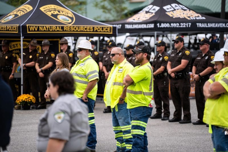 Officials At Chief Logan State Park