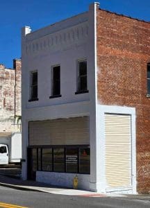 A Building In Mount Hope is painted white