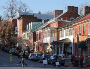 Building on Main Streeet in Shepherdstown West Virginia