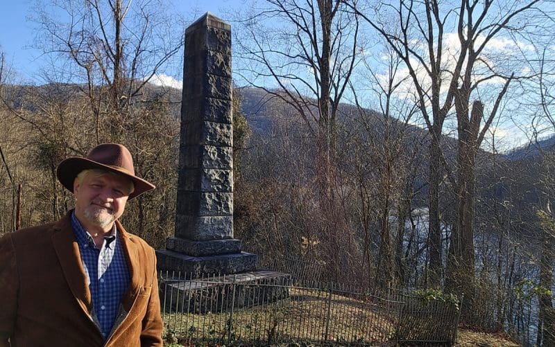 David Sibray At Beury Monument in West Virginia