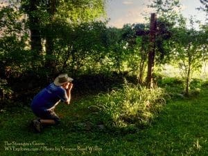 David Sibray At The Strangers Grave