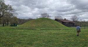 Sibray visits the Dunbar Mound at Shawnee Park, named for the Shawnee tribe, though the mound was built by an earlier culture.