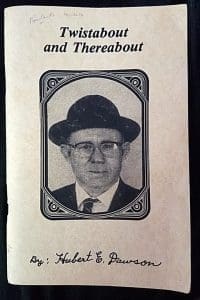The late Hubert E. Dawson was among those who claimed the creek was named for its twisting character. 