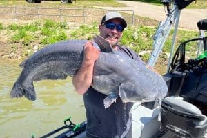 Justin Connor's record Blue Catfish promises to be one of many to be taken in West Virginia as trophies grow.