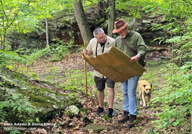 Nate Adams and David Sibray engage in a 'monster hunt" in the New River Gorge.