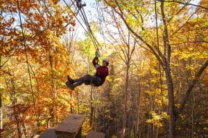 Fall foliage at Pipestem Resort State Park