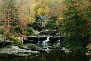 Most photographed places in West Virginia: Glade Creek Mill