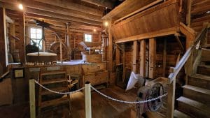 Inside the Glade Creek Grist Mill