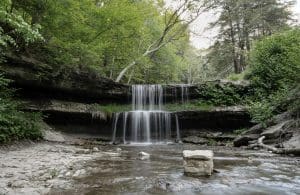 Most photographed places in West Virginia: Oglebay Park Falls