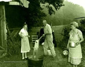 Apple Butter making is a time-honored tradition in rural West Virginia.