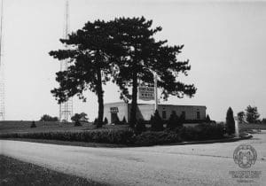 The WWVA Transmitter at Wheeling, West Virginia, can reach most of the eastern two thirds of the U.S.