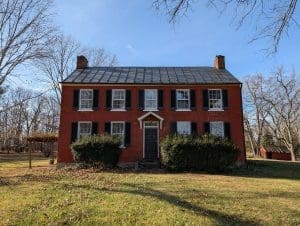 Built in 1860, the main portion of the house exhibits distinctive characteristics of mid-19th-century construction.