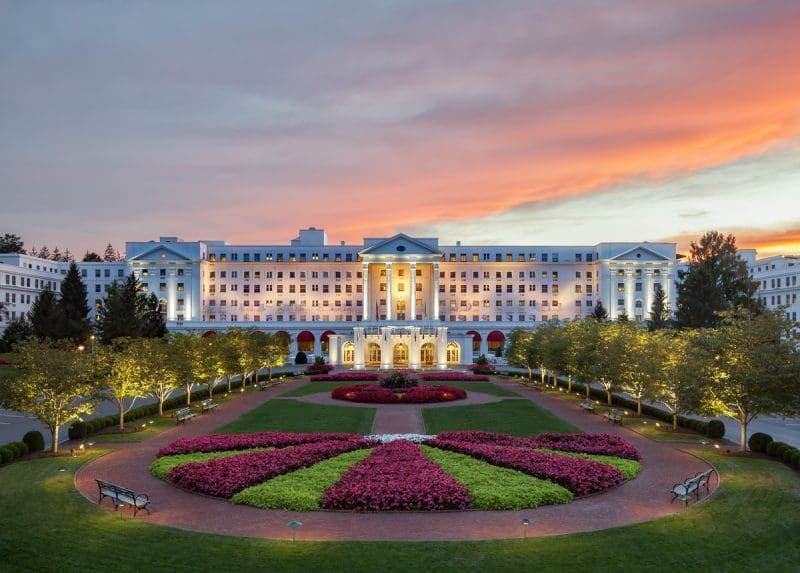 Condé Nast Traveler has recognized The Greenbrier, Stonewall Resort, and Snowshoe Mountain in its 2025 awards. (Photo courtesy West Virginia Tourism)