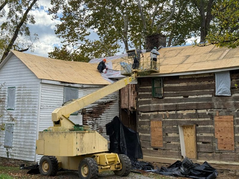 Preservation grants are being employed to restore the historic Tyree Tavern at Ansted.