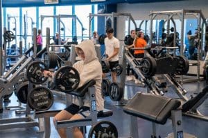 Cold Weather Tips: The weight rooms at the WVU Campus Rec Center are always popular, especially during the winter months when outdoor workout opportunities aren't as easy to find.