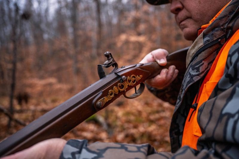 Only traditional equipment is allowed during the Mountaineer Heritage Season. Legal weapons include percussion side-lock and flintlock rifles or pistols, as well as longbows and recurve bows.