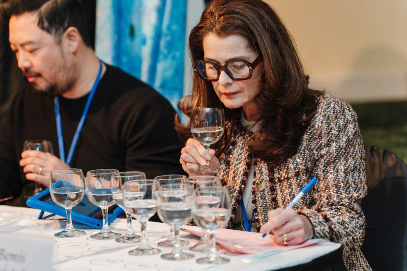 Mary Bemis at Berkeley Springs International Water Tasting